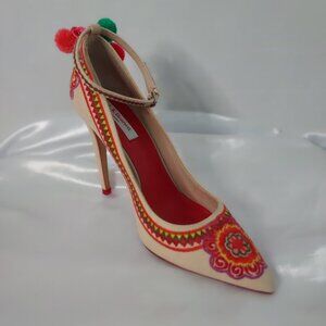 L.K. Bennett Caroline Issa's Limited Edition Parrot Heels Size UK 41 US 11